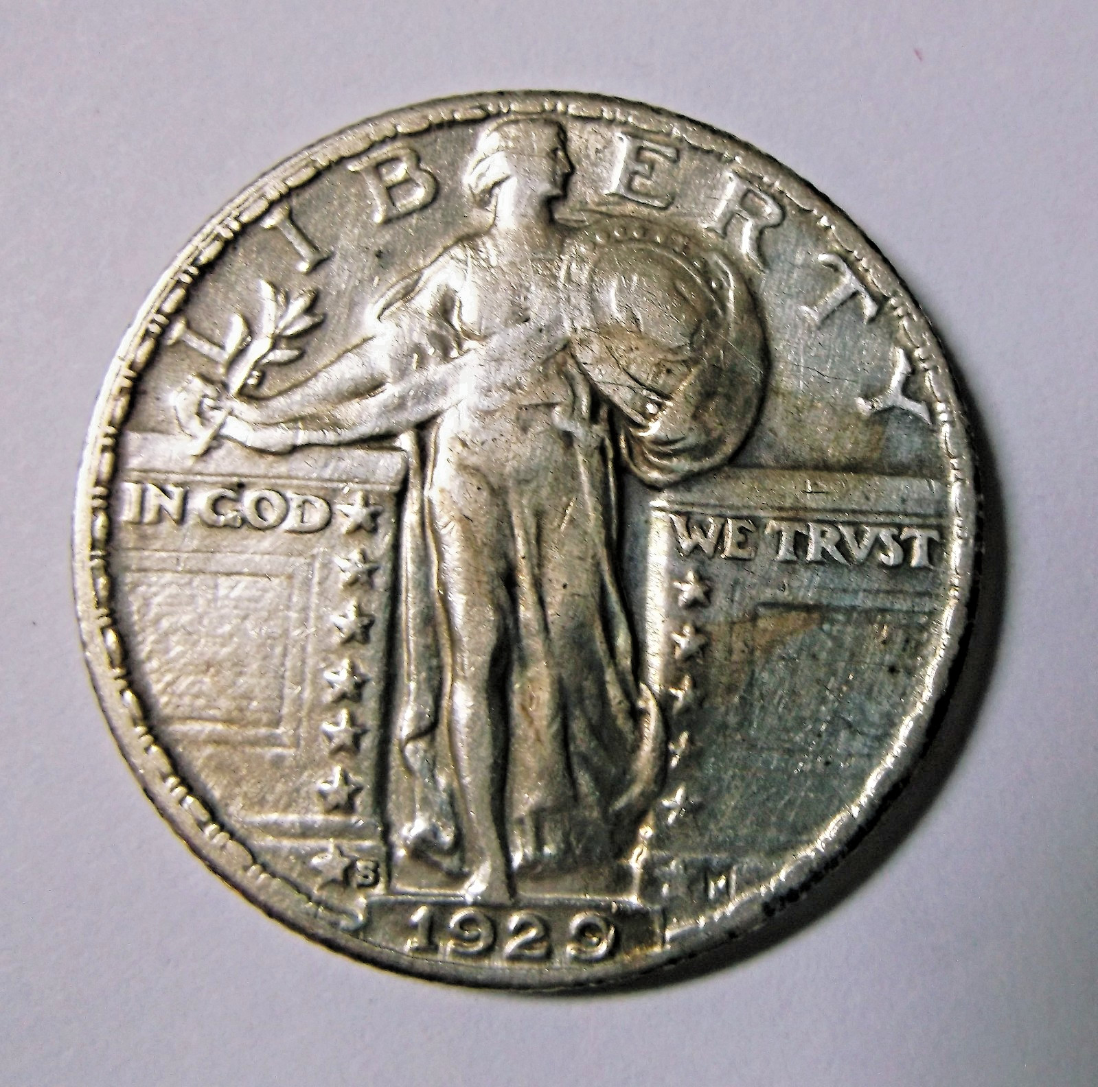 1929 S Standing Liberty Quarter