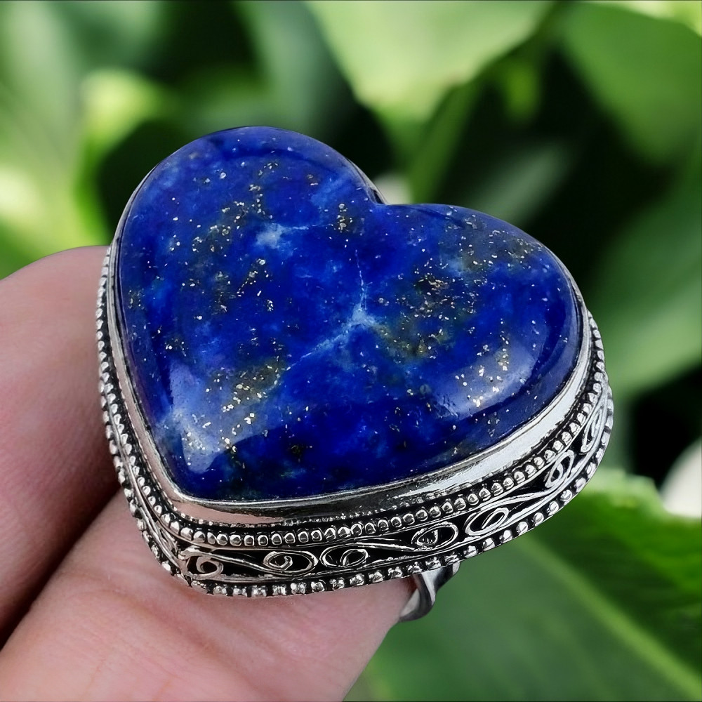Lapis Lazuli Ring 925 Sterling Silver Ring Handmade Gemstone Ring Women's Ring