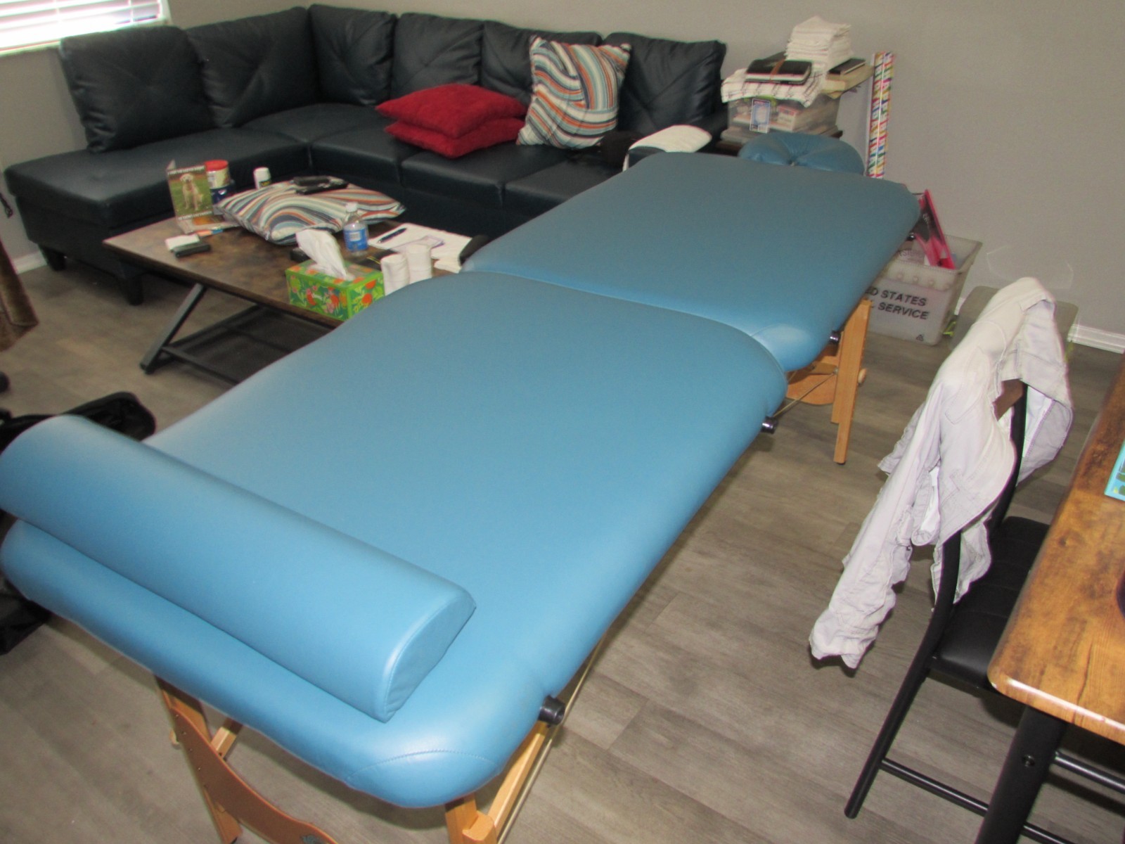 32 in wide portable massage table