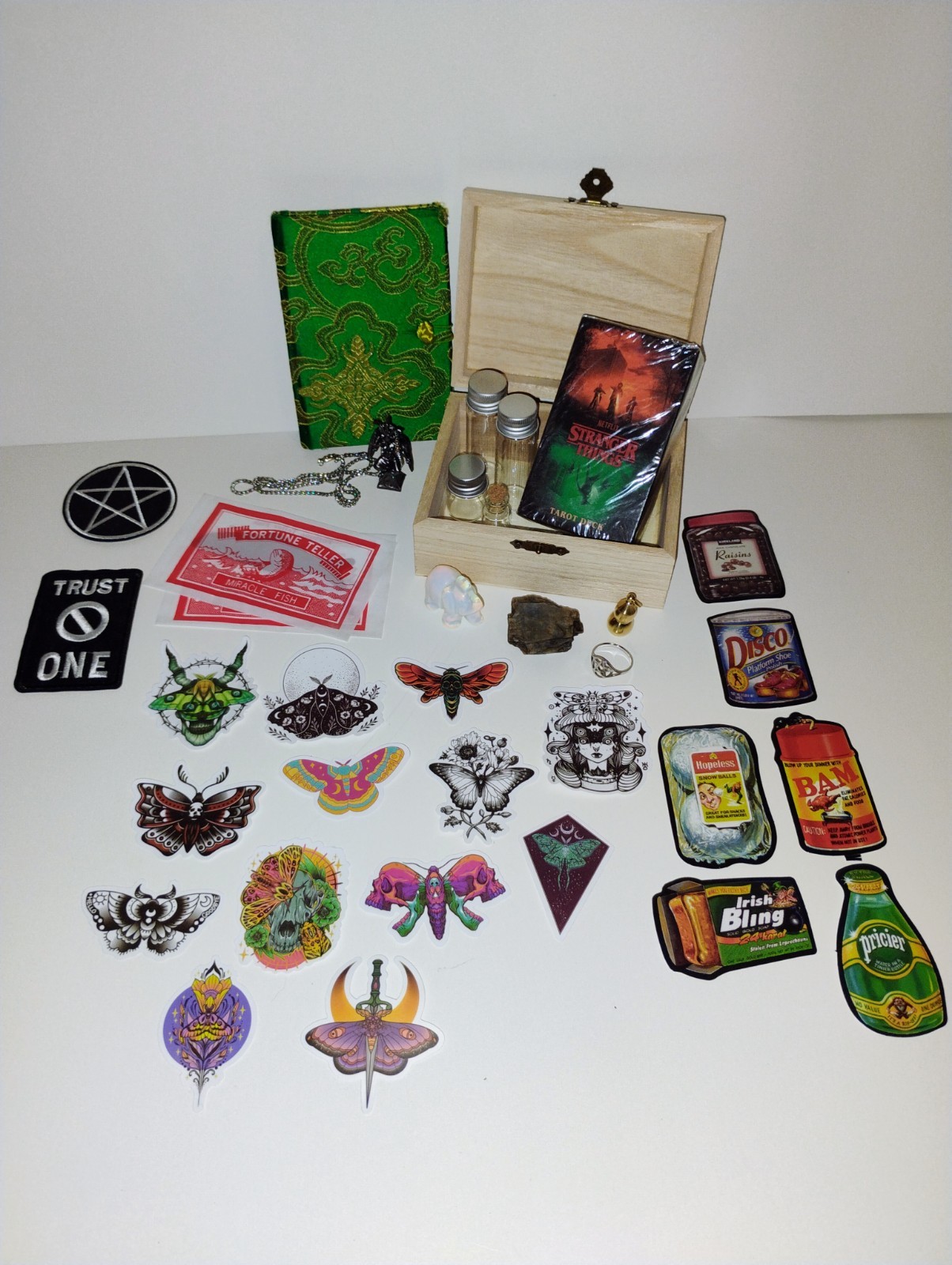 Witch Wicca Pagan Stranger Things Tarot Moonstone Goodie Box Lot #9