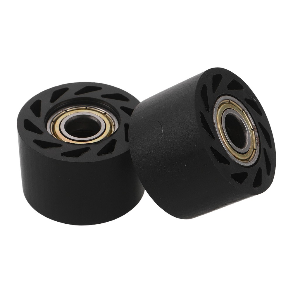 2 Pcs Chain Slider Guiding Roller Tensioner Guide Wheel Assembly