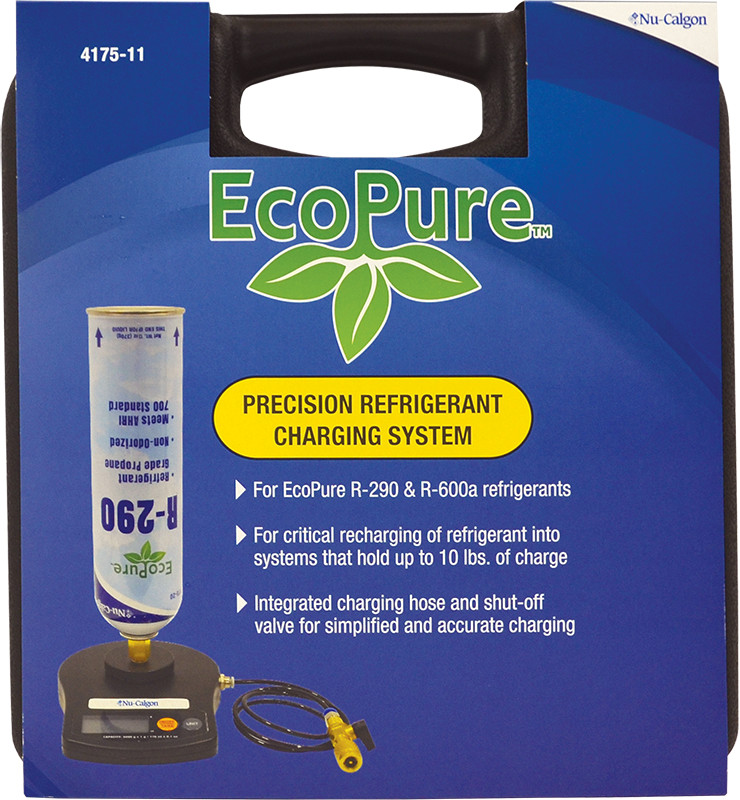 Nu-Calgon 4175-11 EcoPure Refrigerant Charging System, Digital Scale