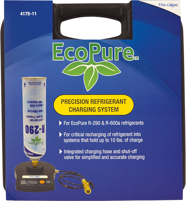 Nu-Calgon 4175-11 EcoPure Refrigerant Charging System, Digital Scale