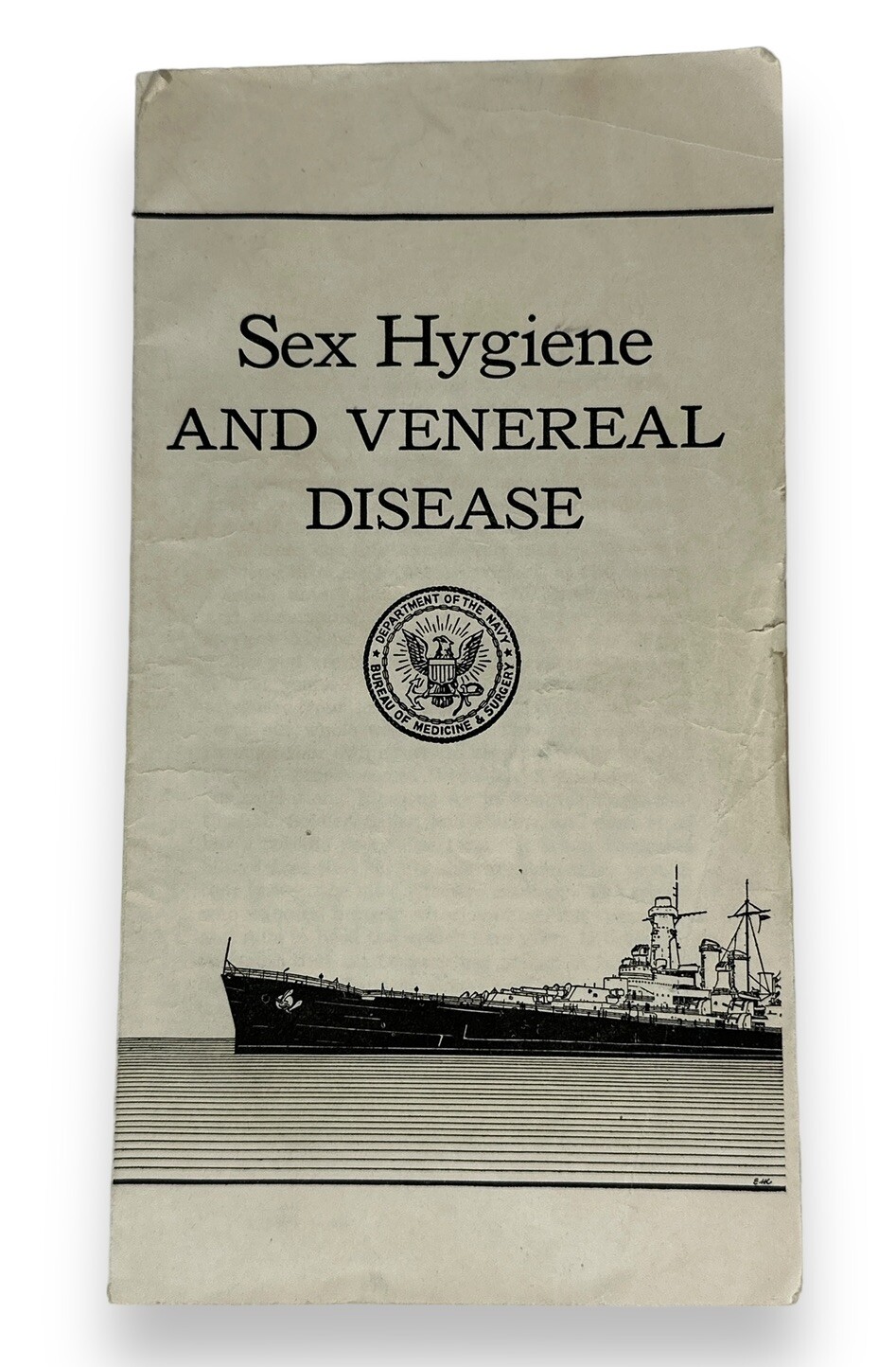 Dept of the Navy WWII Sex Hygiene and Venereal Disease 1942 Military Pamphlet