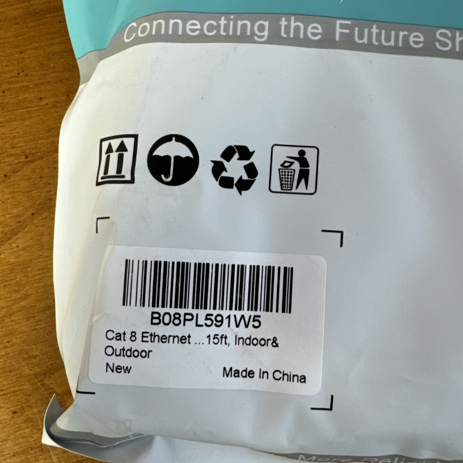 Cat 8 Ethernet Cable, 40Gbps 2000Mhz Gold Plated RJ45 15ft