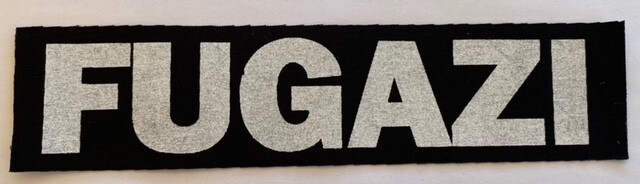 Fugazi Cloth Patch Sew On Badge Punk Rock  Approx 1.75" X 8" (CP140)
