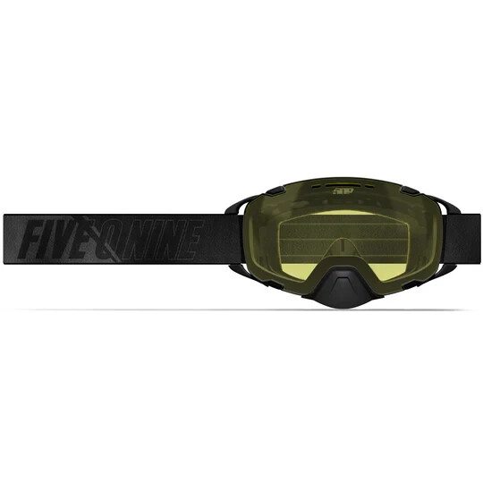 509 New OEM Aviator 2.0 Snow Black with Yellow - Yellow Tint F02005700-000-004