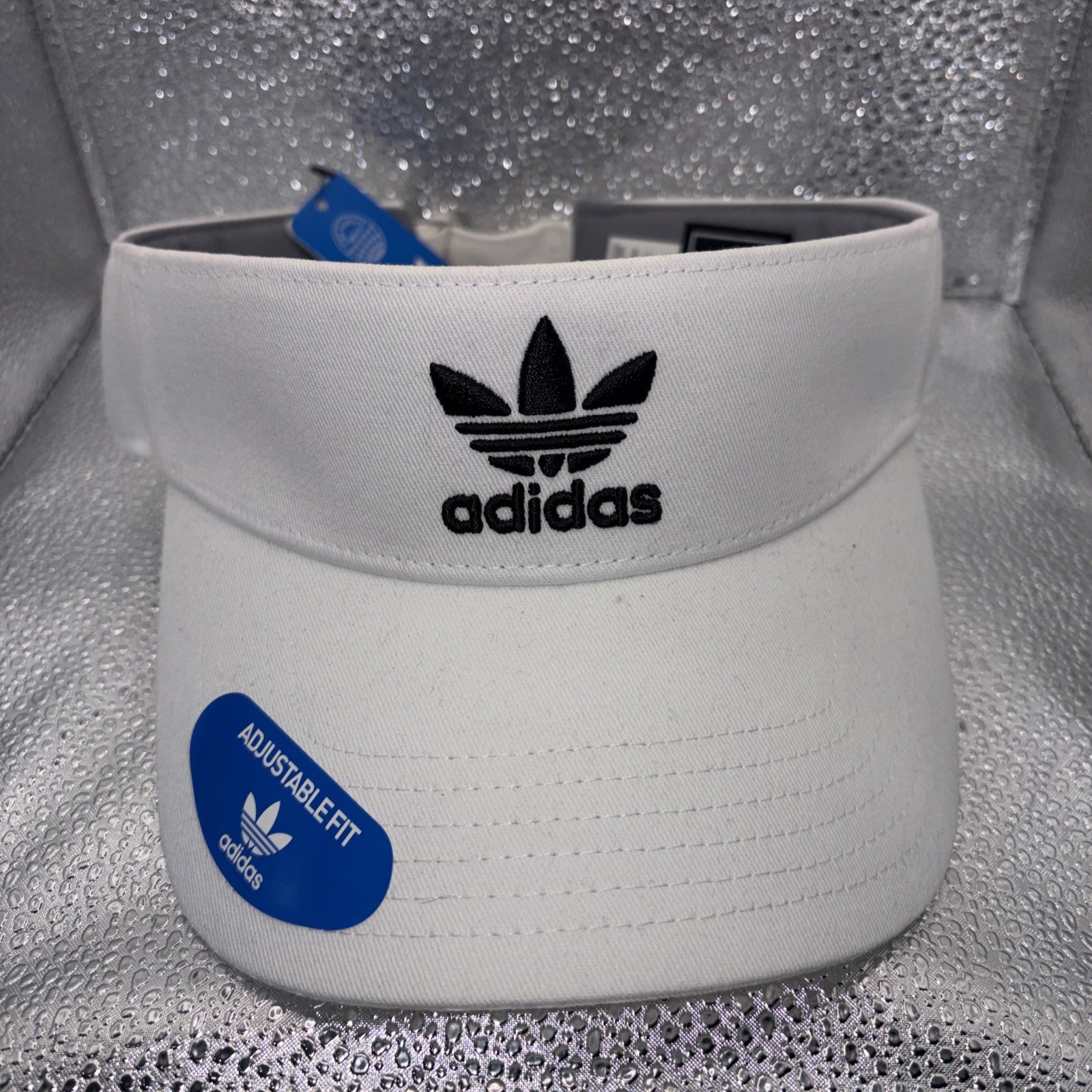 New Adidas Original Visor Unisex Twill White Adjustable Strapback Cap Hat