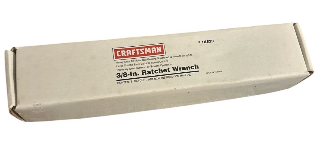 Craftsman 3/8” ratchet wrench 18823 New W Box