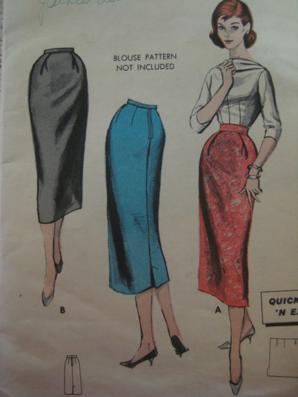 VTG Butterick 8236 PEG TOP SKIRT Women's Sewing Pattern