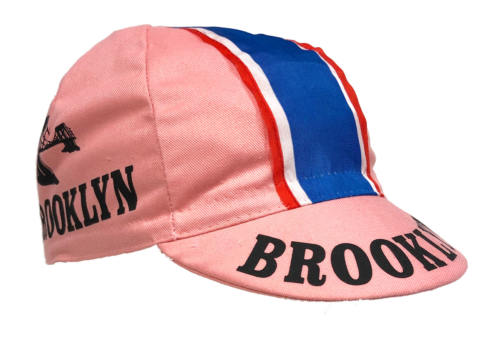 Brooklyn Cycling Cap in Pink - Made in Italy by Apis