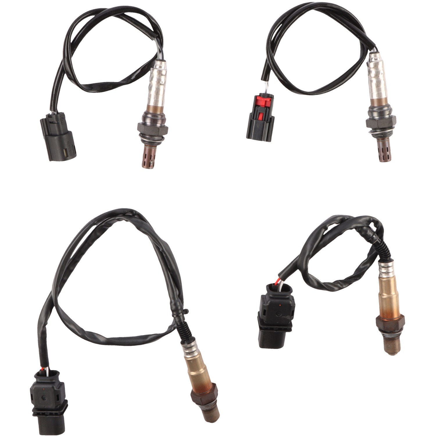 4pc Oxygen Sensor Up+Downstream for Ford F-150 3.5L V6 Turbo 2011 2012 2013 2014