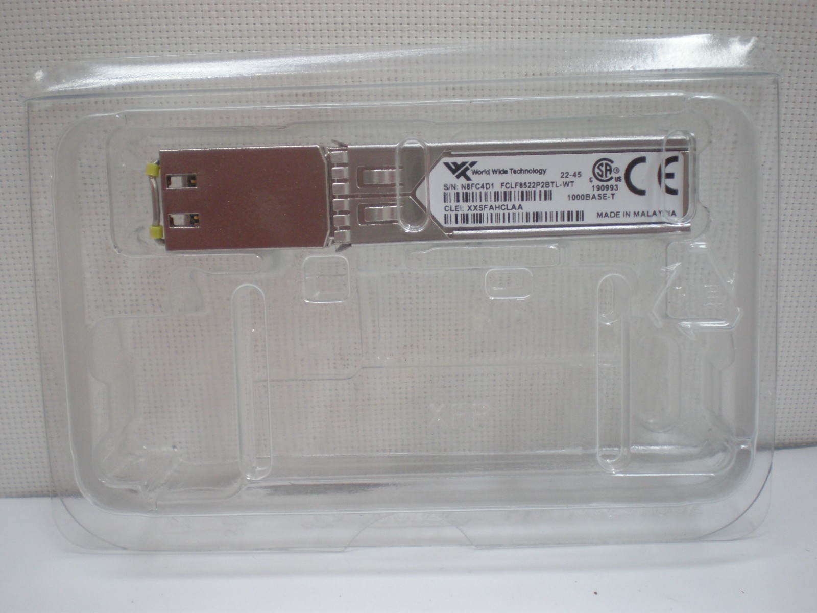 World Wide Technologies FCLF8522P2BTL-WT Transceiver Module 1000BASE-T, FINISAR