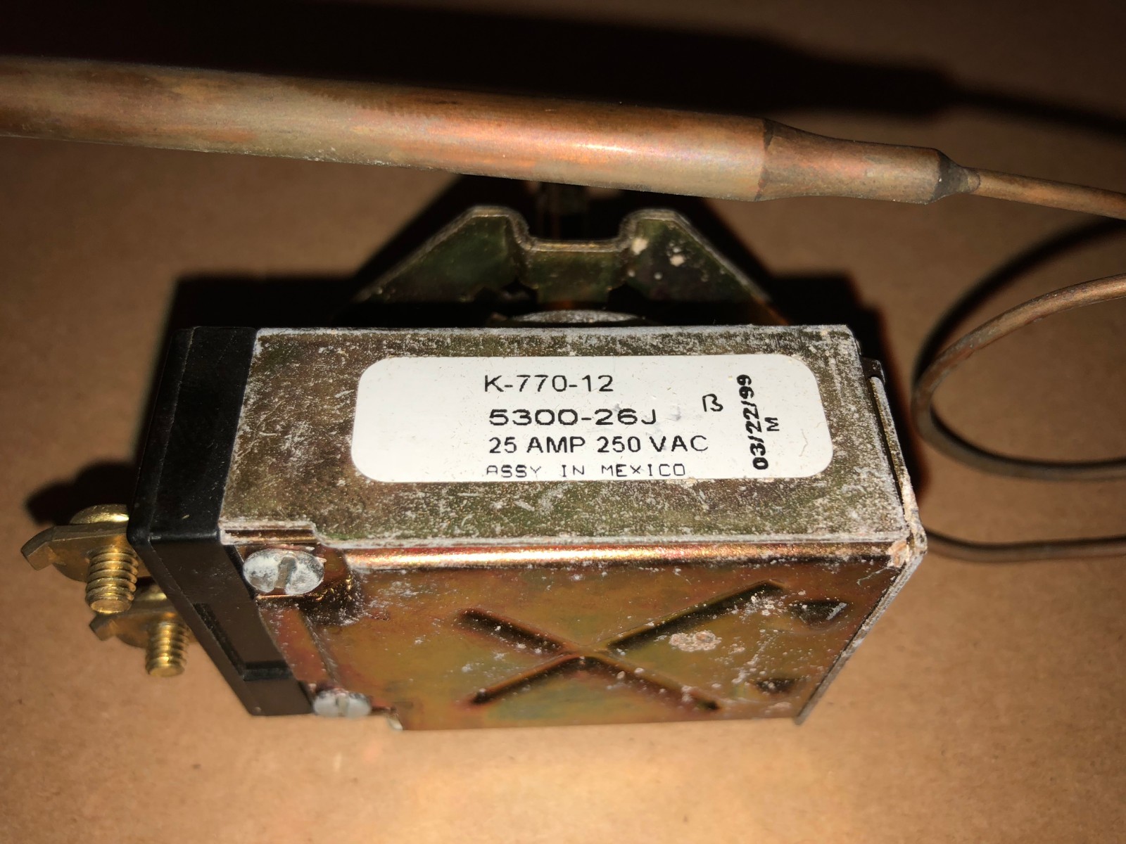 Robertshaw Controls Thermostat K-770-12