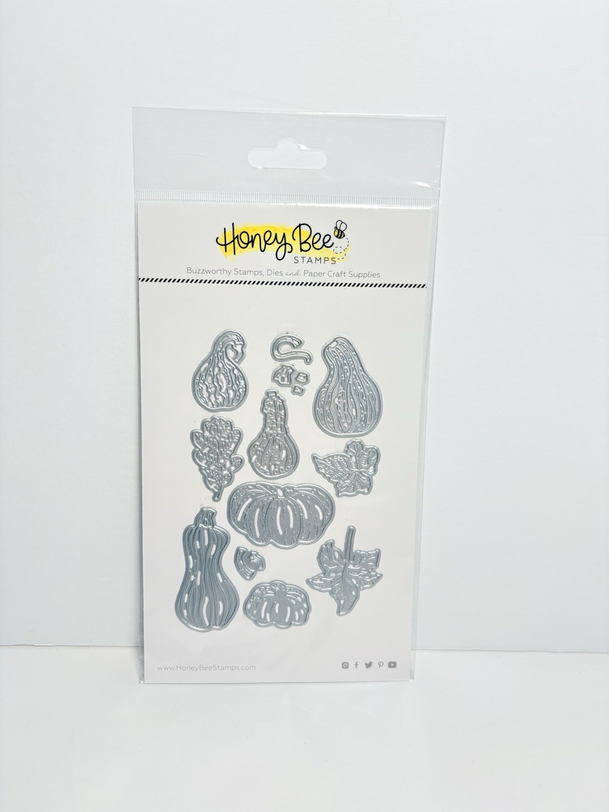 NEW Honey Bee Stamps Lovely Layers FALL BOUNTY Die Set Pumpkins Squash Harvest