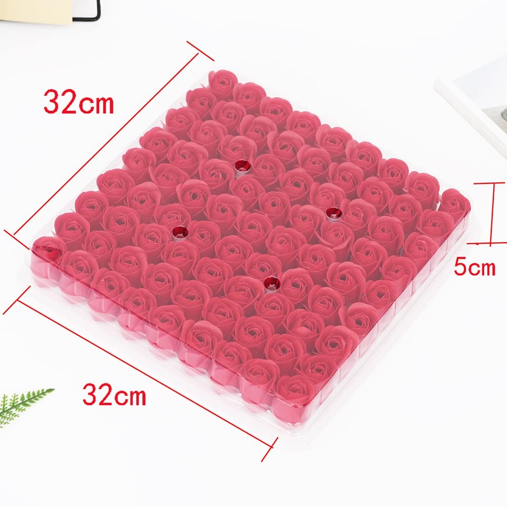 EUBUY 81PCS Bath Soap Rose Flower, Scented Petals Medium, Type 5