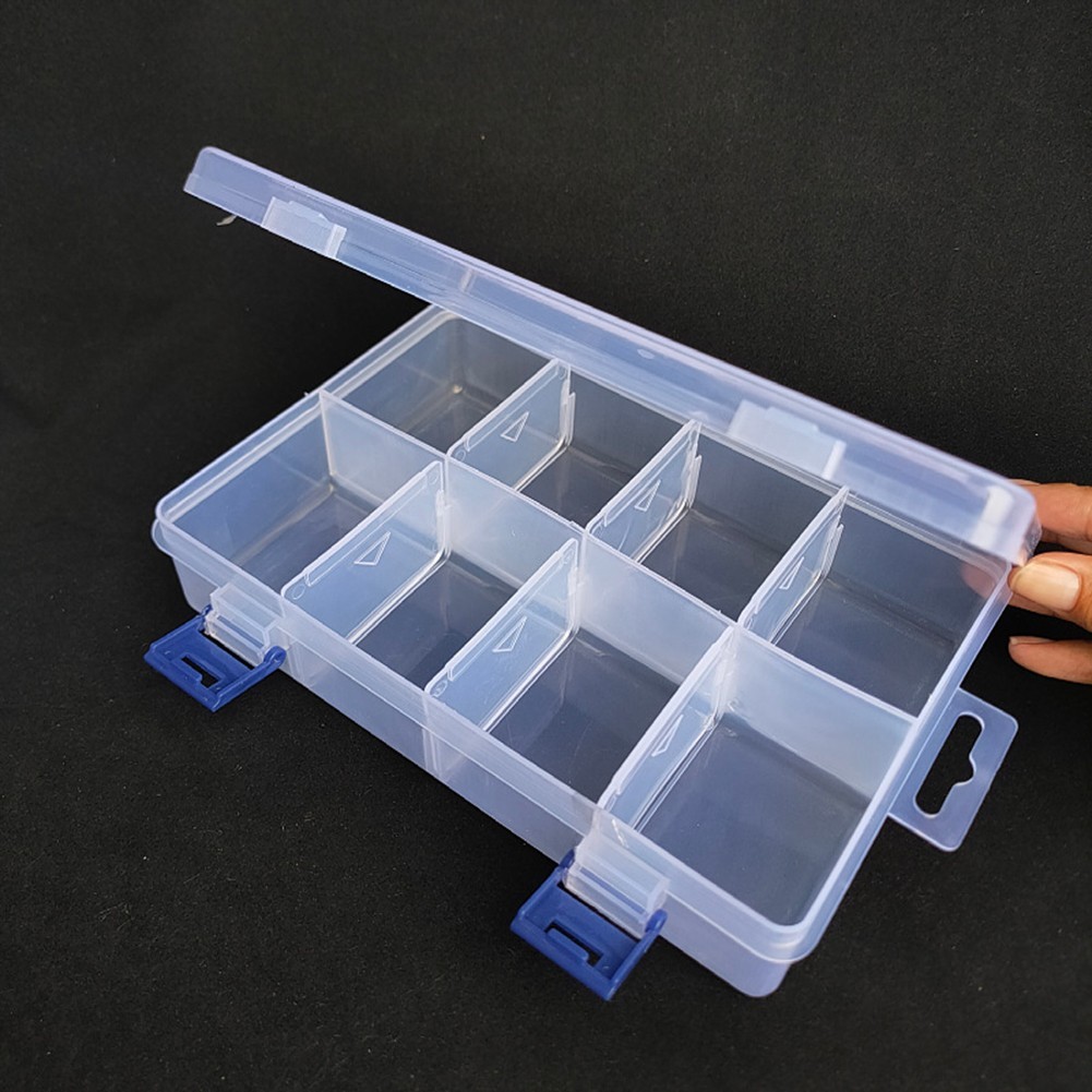 Bead Storage Box Container Adjustable Display Organizer Jewelry Organizer