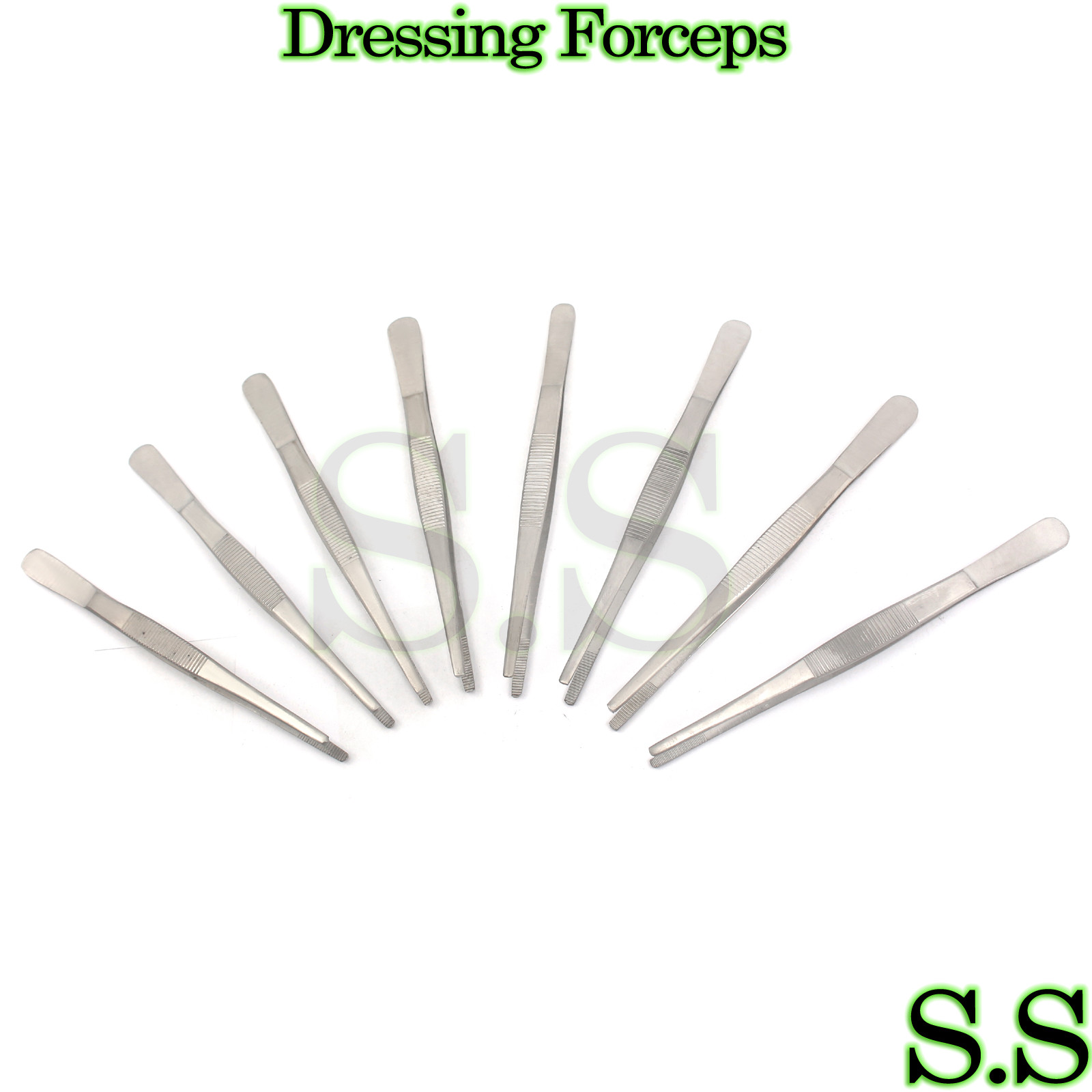 8 Dressing Forceps 5.5" Surgical Dental Instruments