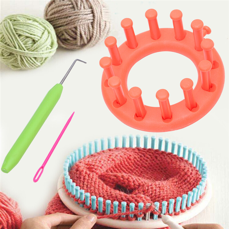 Circular Knitter Knitting Needle Hook Sweater Hat Wool Making Craft Tool
