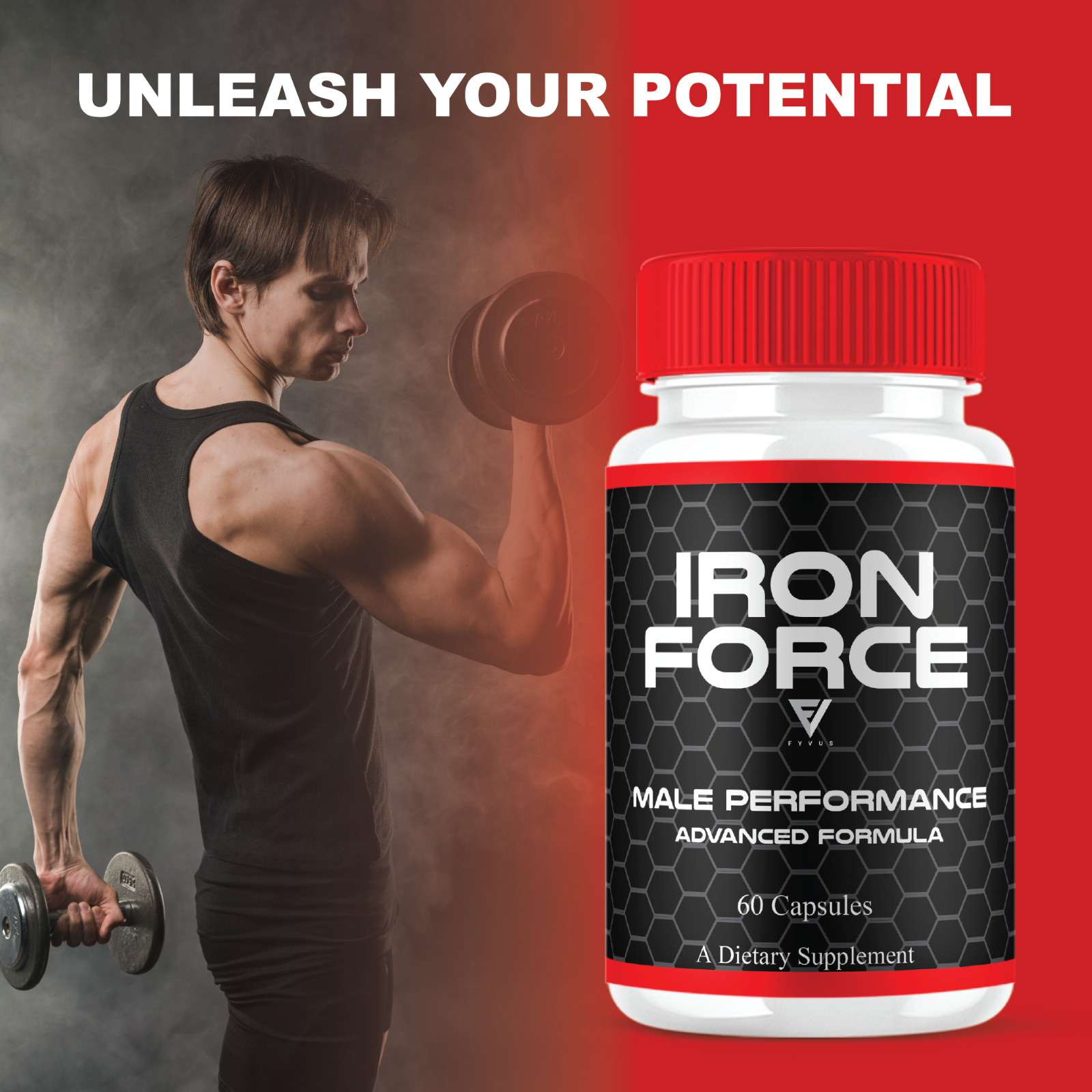 Iron Force Performance Capsules, IronForce Daily Energy (60 Capsules)