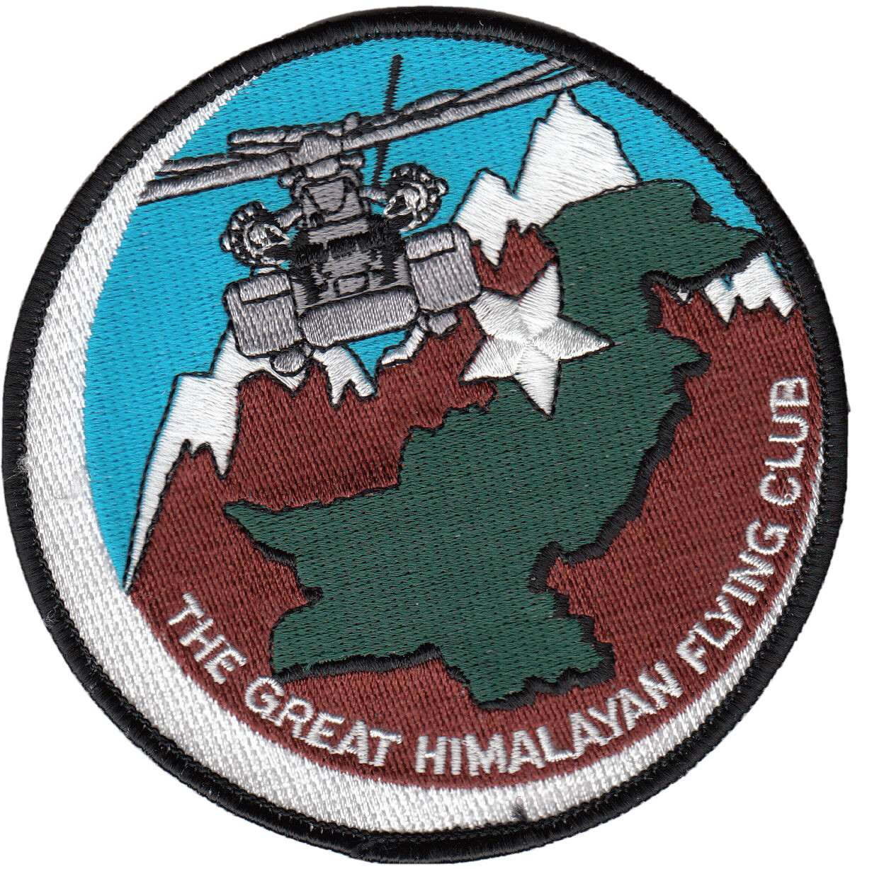 HM-14 THE GREAT HIMALAYAN FLYING CLUB PATCH