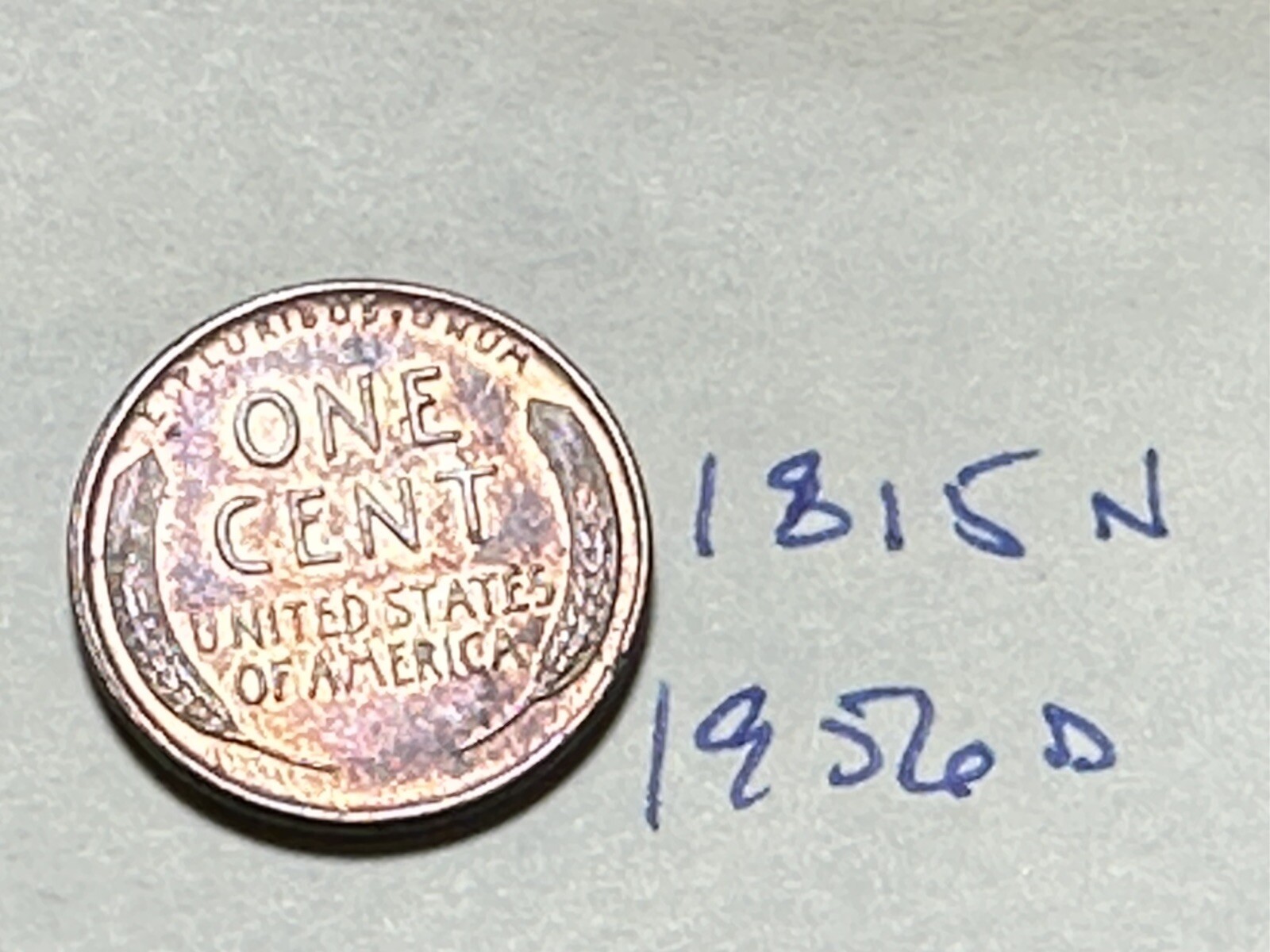 1956 D Wheat Penny LINCOLN CENT 1C 1815N