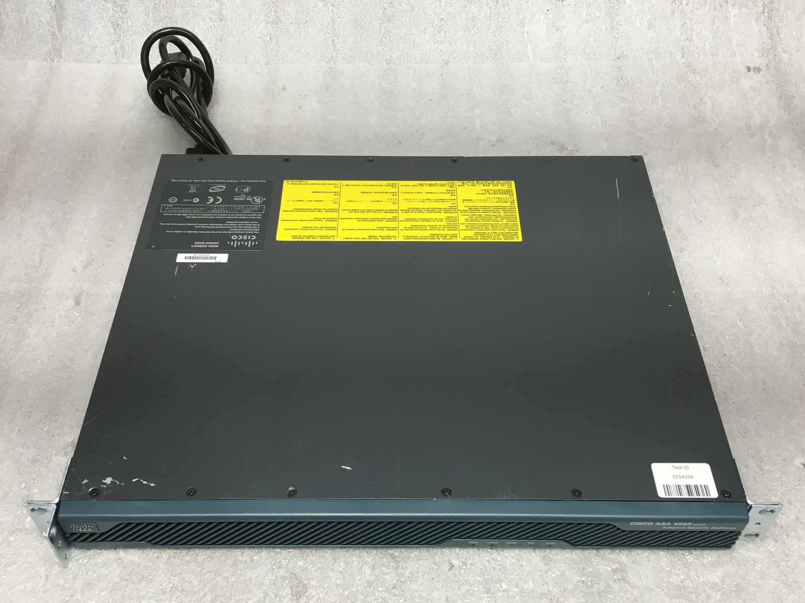 Cisco ASA5520 V02 Adaptive Security Appliance Firewall TESTED AND RESET