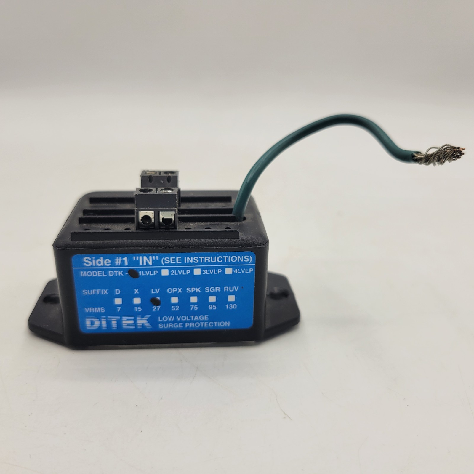 Ditek Surge Protection DTK 1LVLP suffix LV VRMS 27 Low Voltage