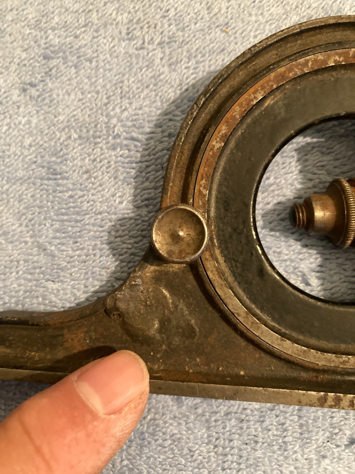VINTAGE LS STARRETT 492 PROTRACTOR & RULER BUBBLE LEVEL MACHINIST TOOLS READ