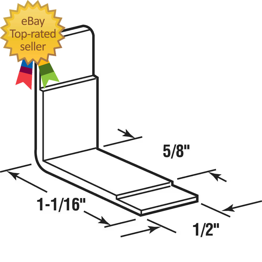 Nylon L--Angle Drawer Guides (10-Pack)