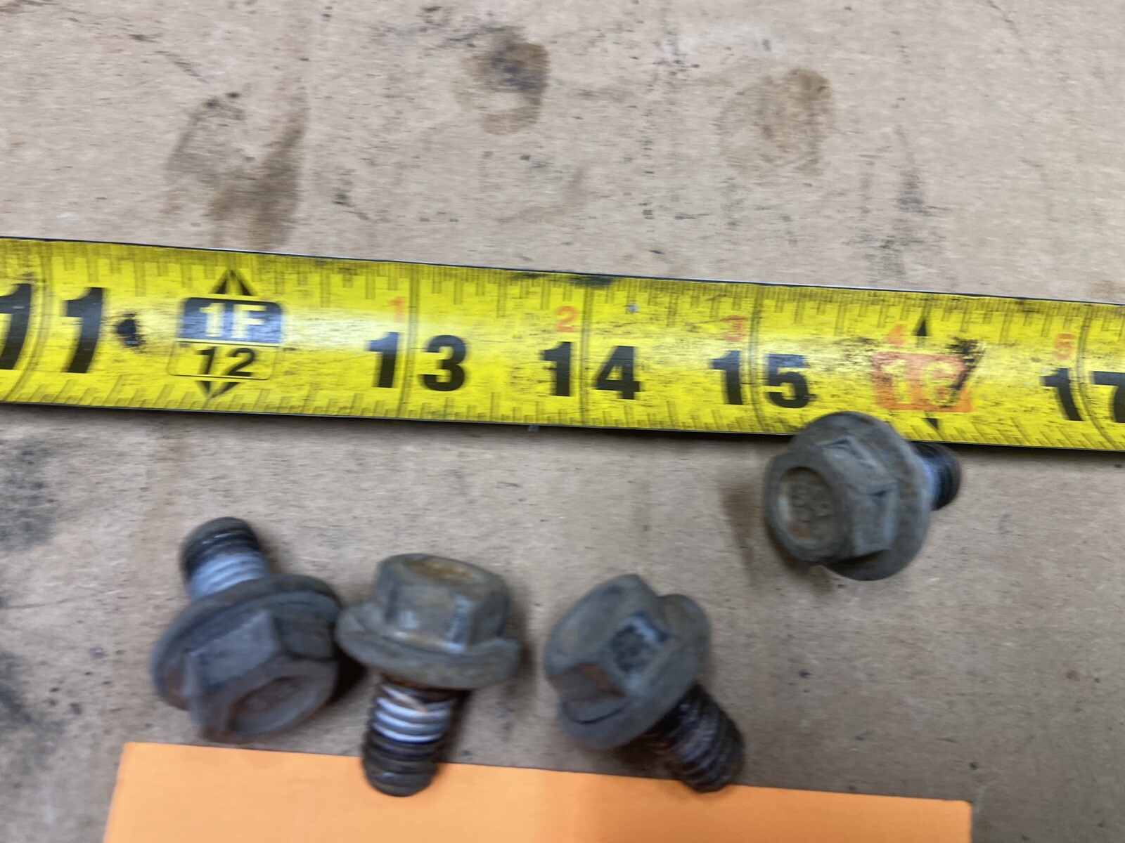 02-09 Trailblazer Transmission Cross Member Short Bolts Set Of 4