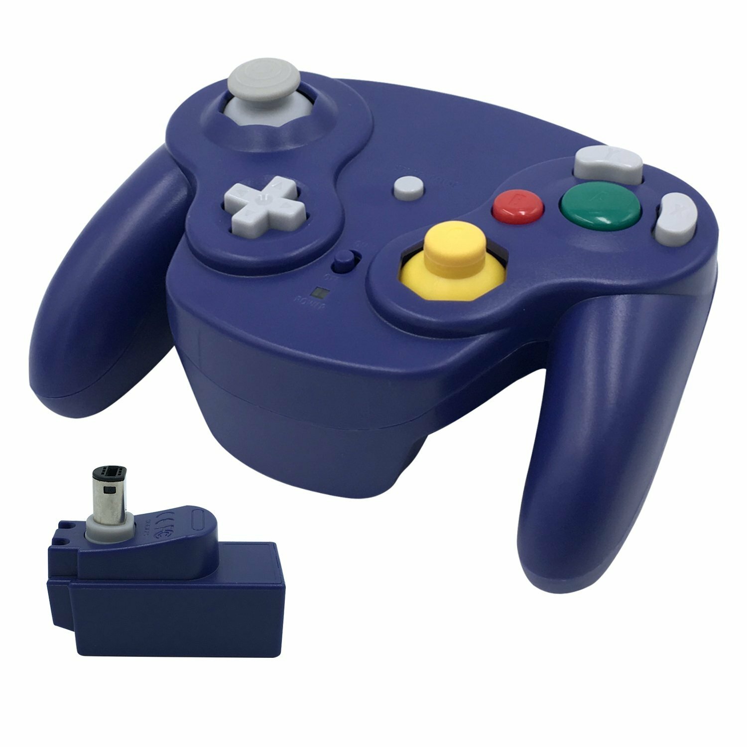Wireless Game Controller w/ Adapter Wavebird For Gamecube Classic Retro NGC GC