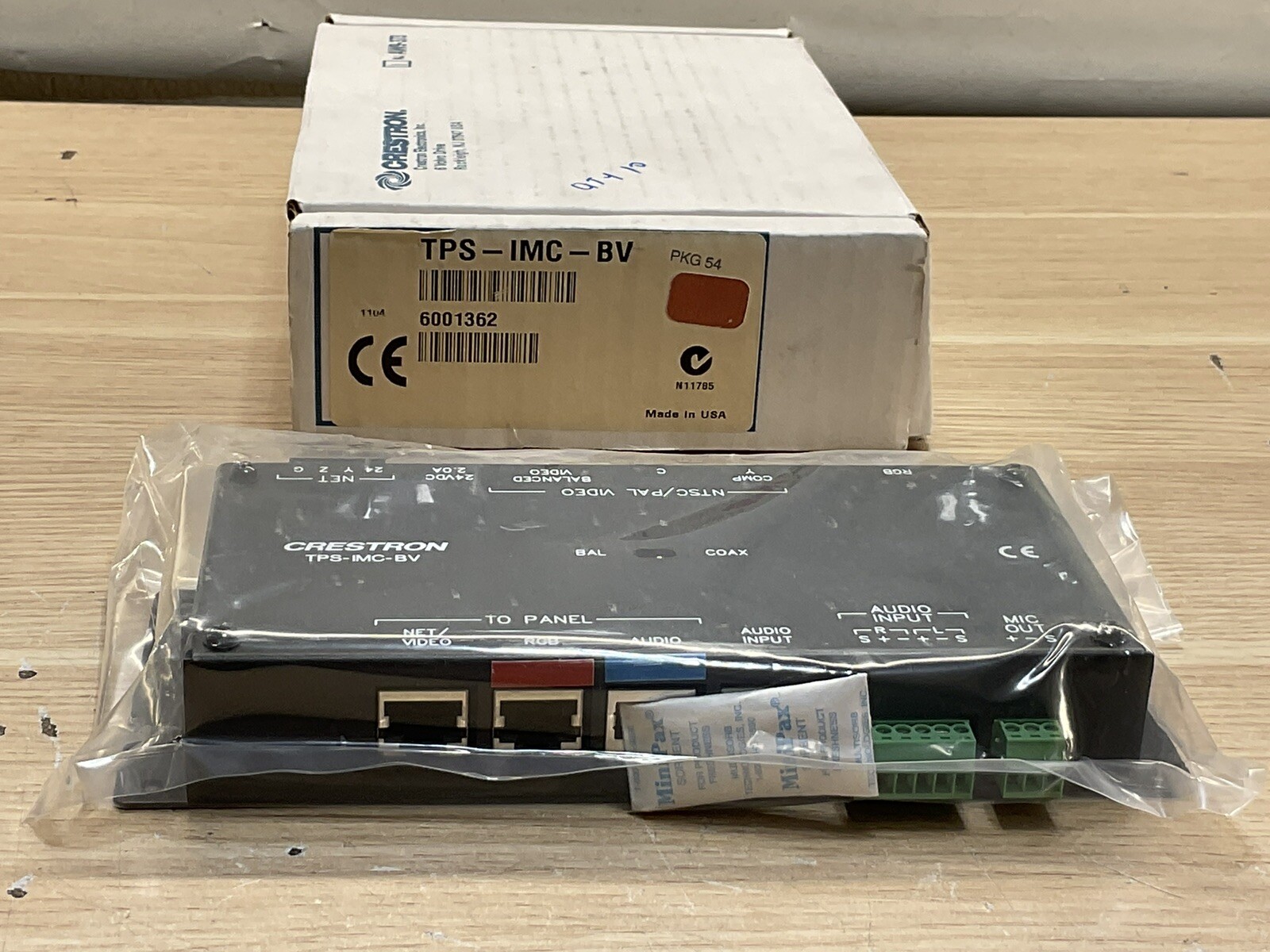 Crestron TPS-IMC-BV Balanced Interface/NEW SEALED PACKG/JUA1720