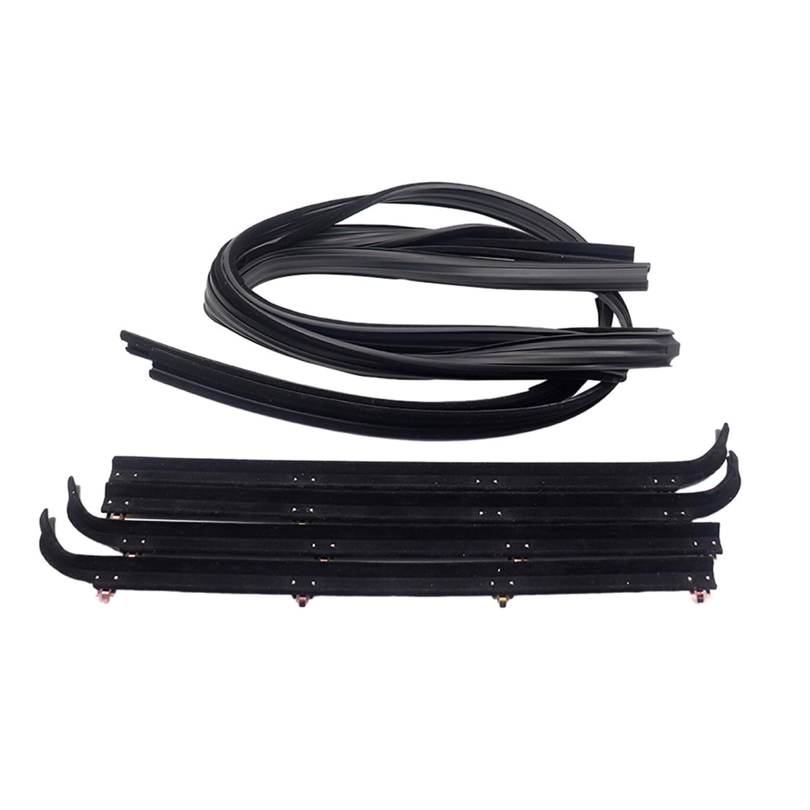Window Sweep Seals Black Belt Set 6Pcs for Bronco F150 F250 F350 87-97 KF2007