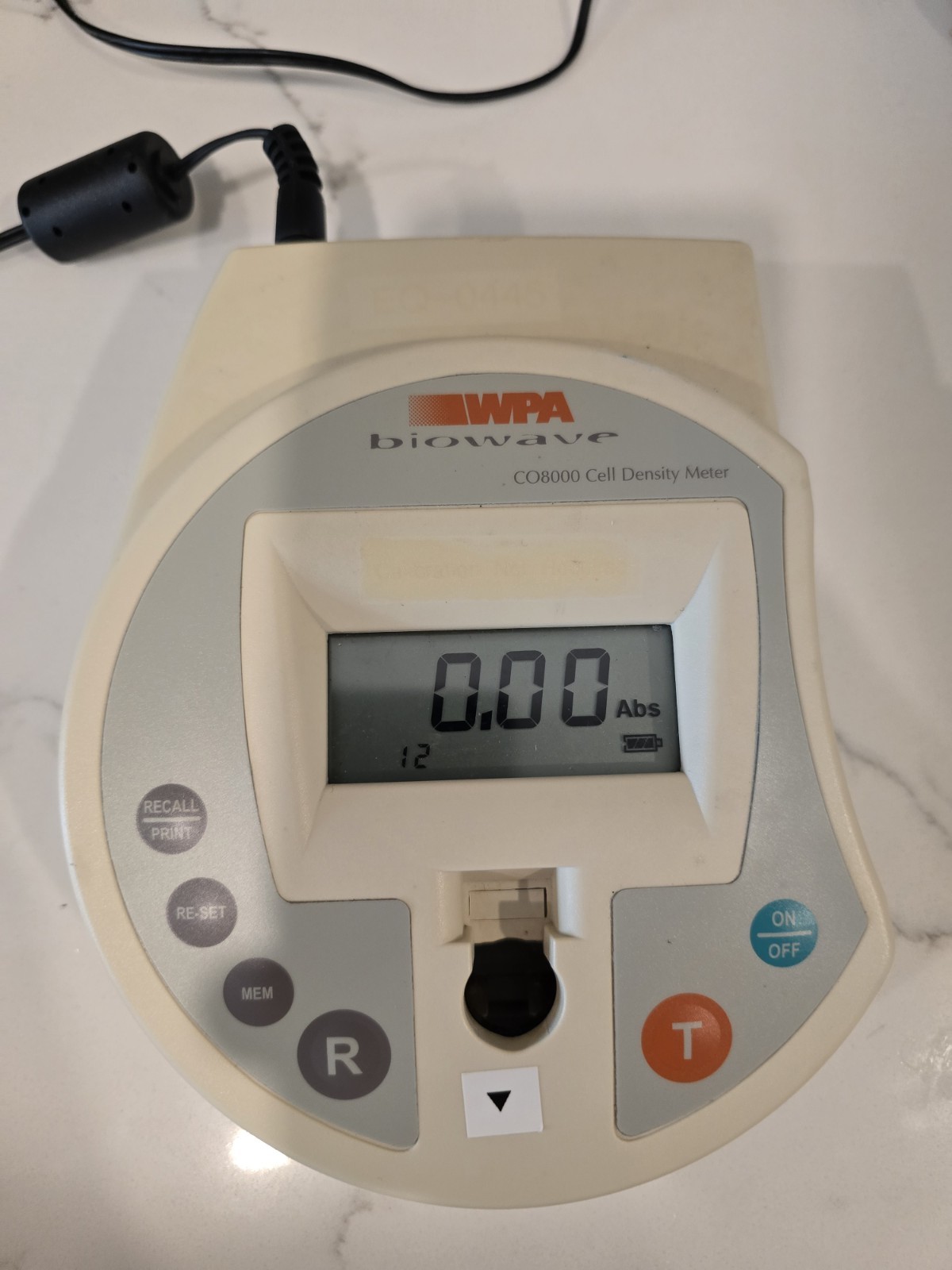 WPA Biowave CO8000 Cell Density Meter Tested Working Absorbance Meter