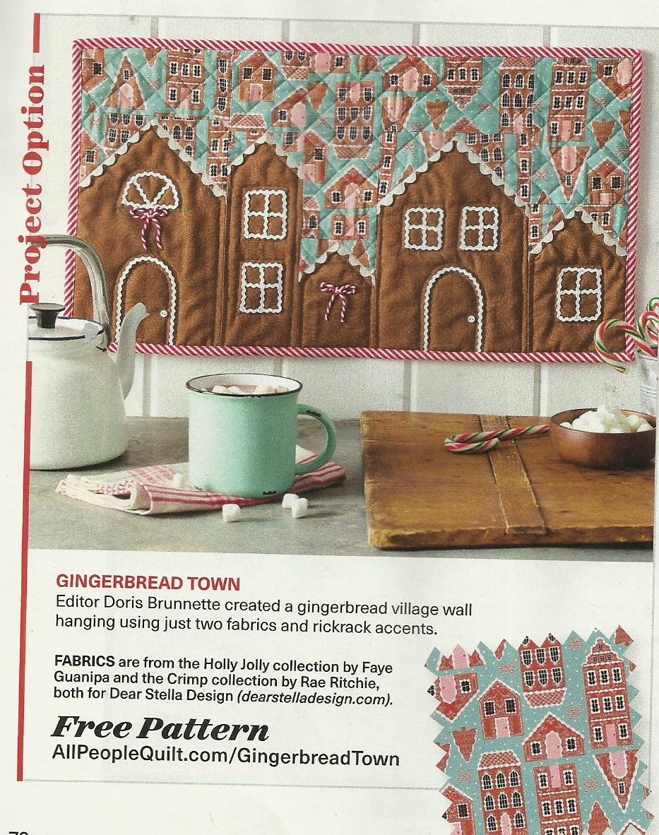 D0018 HOLIDAY LANE QUILT PATTERN/INSTRUCTIONS