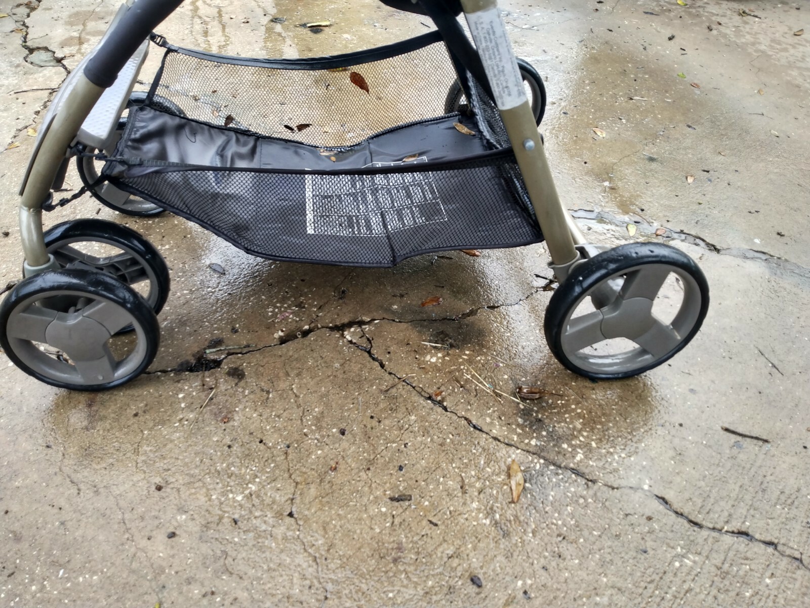 Evenflo Stroller rear wheel only. Size 7 3/4"