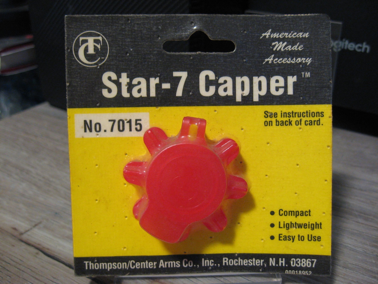 T/C Muzzleloader - Red - Star-7 Capper - Light Weight Cap Storage  - 7015