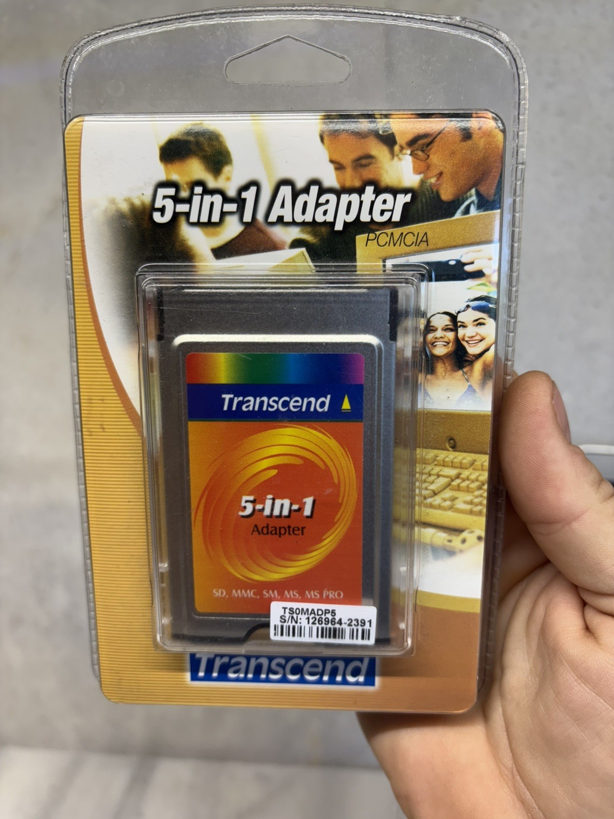 TRANSCEND 5 in 1 Adapter TS0MADP5 + Compact Flash Adapter TS0MCF2PC