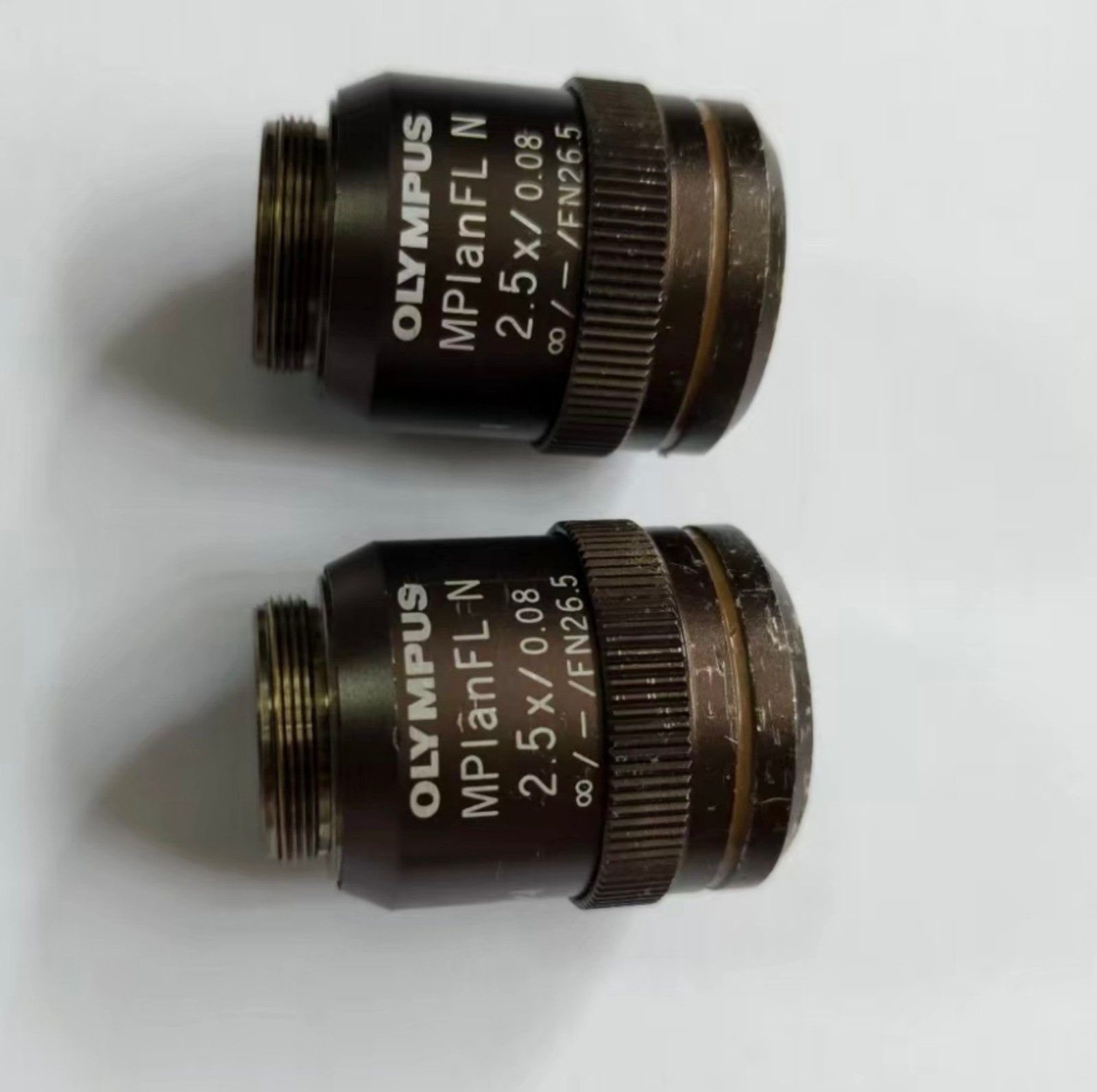 Olympus MPlanFL N 2.5×/0.08 Microscope objective lens