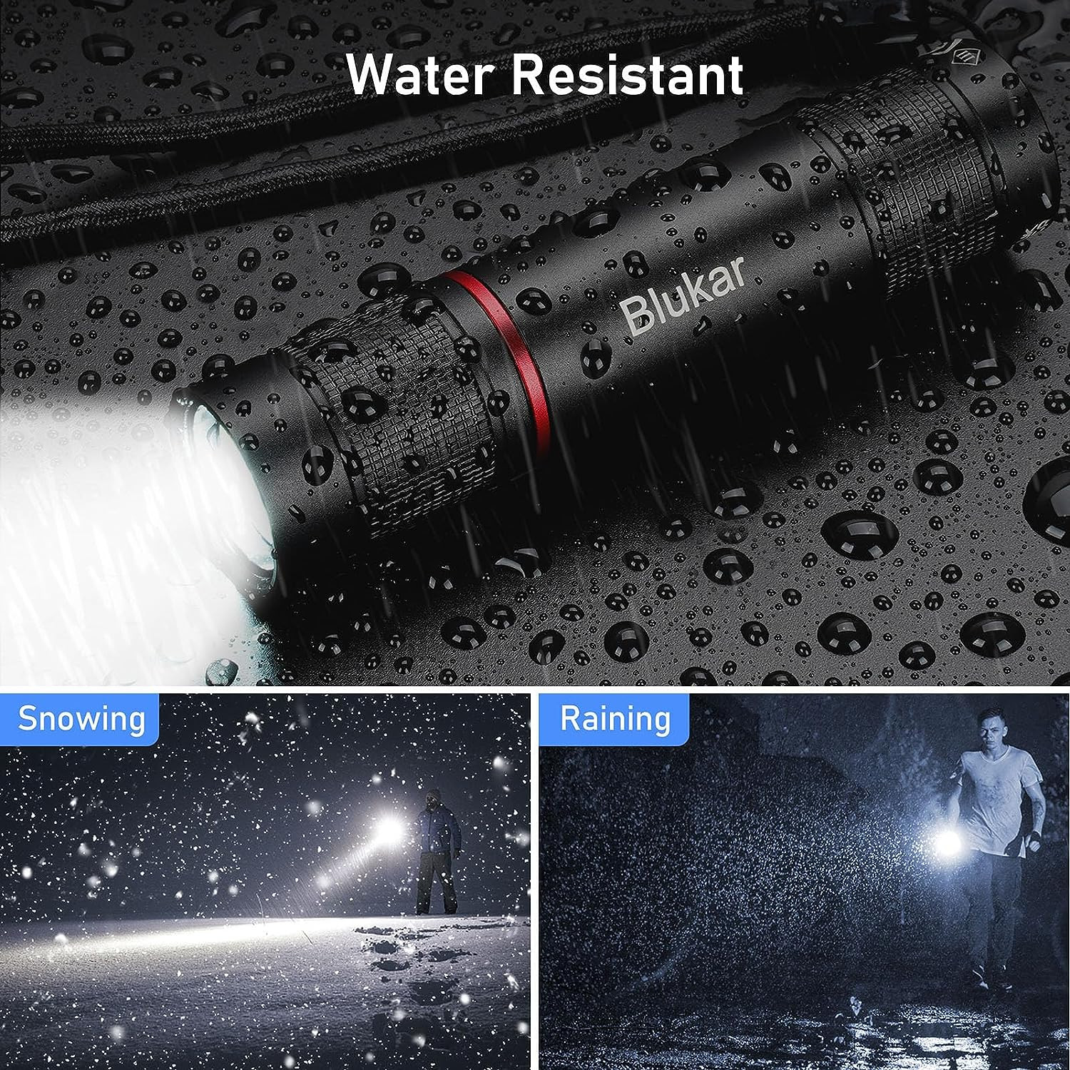 Flashlight Rechargeable, High Lumens Flashlight, Super Bright Small LED Flash Li