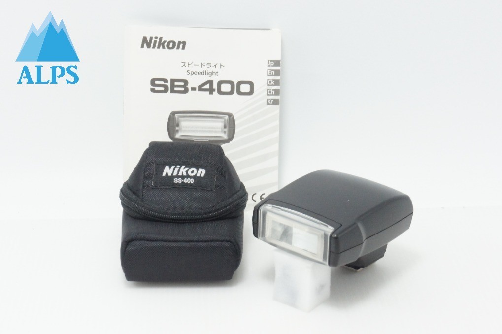 Nikon SPEEDLIGHT SB-400 Shoe Mount Flash with Case #260728l