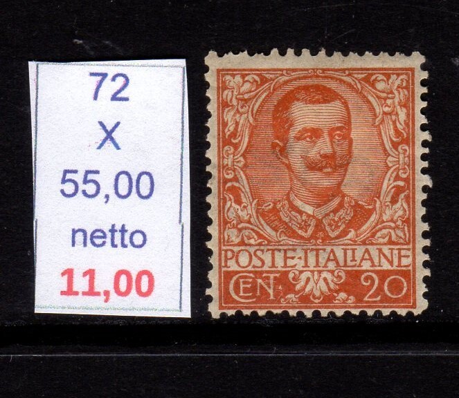 Floral Kingdom Of Italy C 20 New With Linguella Trace Mlh