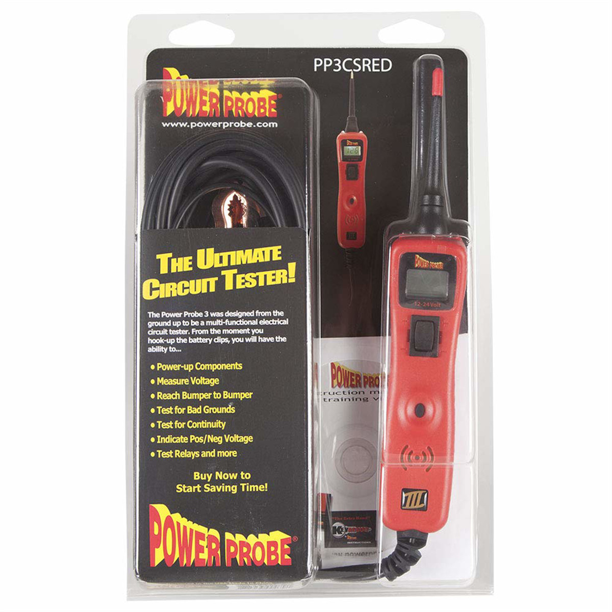 Power Probe PP3CSRED PP3 Clam Shell Red