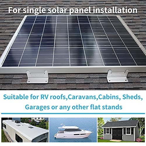 16 Units per Set Solar Panel Mounting Z Brackets - Solar Panel Mounting