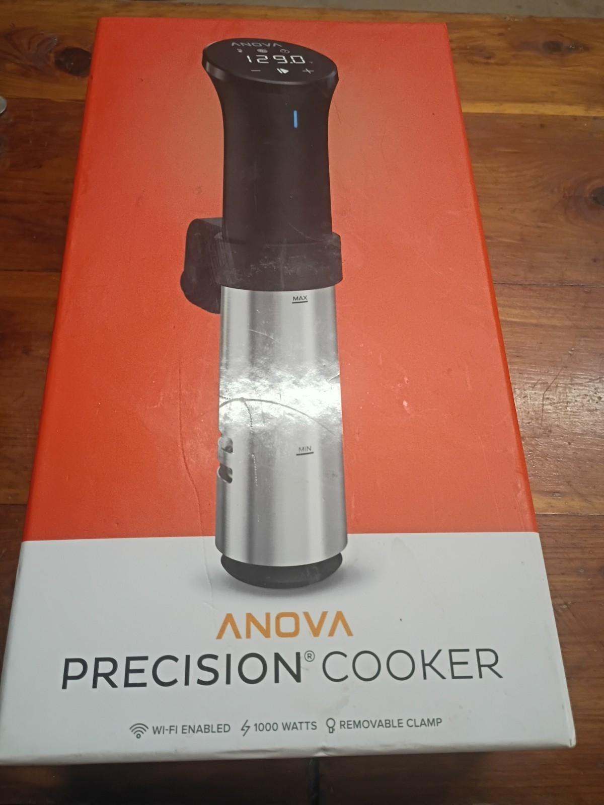 Anova Precision Cooker  Sous Vide Cooker 1000W 120V Black/Silver SS