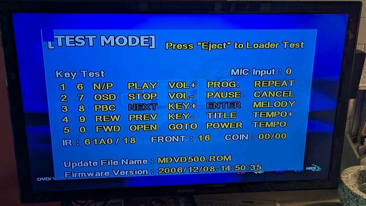 JBK MIDI-8380BM Karaoke Machine Power Tested