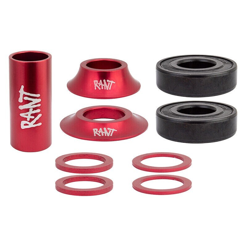 RANT BMX Bottom Bracket BANG UR  MID 22MM Red