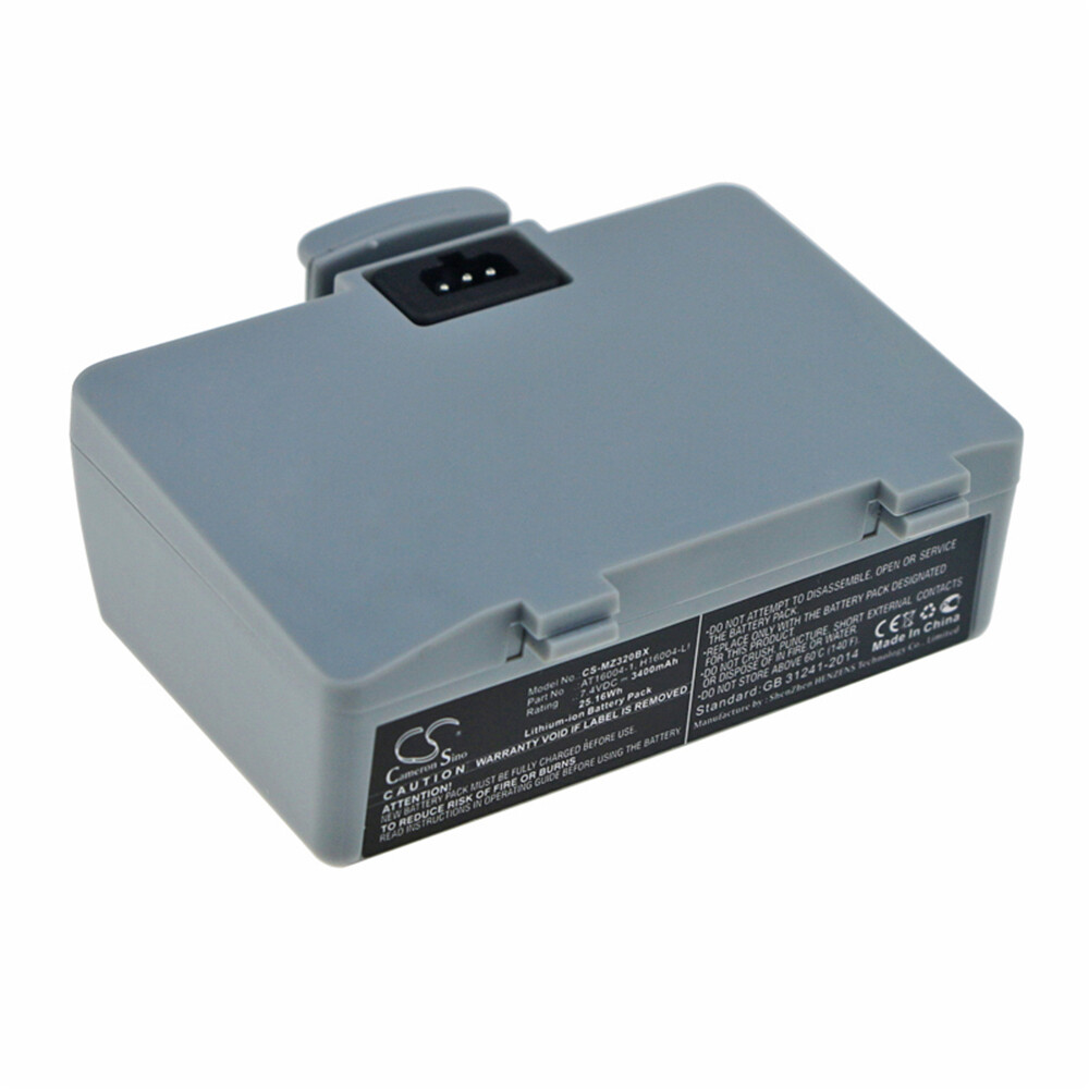3400mAh Battery For Zebra QL220 Plus QL220+ ;QL320; QL320+ ;AT16004-1 H16004-LI
