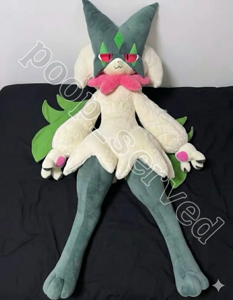 170cm Meowscarada Life-Size Doll Toy Plush Bed Room Body Pillow Anime Gift New
